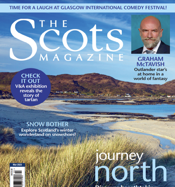 SCOTS Magazine March 2023 Graham McTavish Interview Sam Heughan Outlander