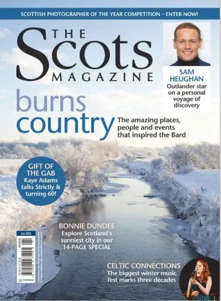 Scots Magazine January 2023 SAM HEUGHAN interview