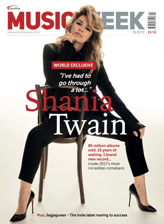 UK Music Weekly Magazine 31st July 2017 Shania Twain World Exclusive Interview