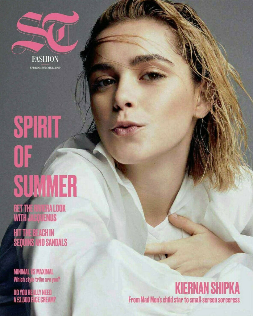 UK Telegraph Fashion Magazine March 2019: KIERNAN SHIPKA COVER STORY