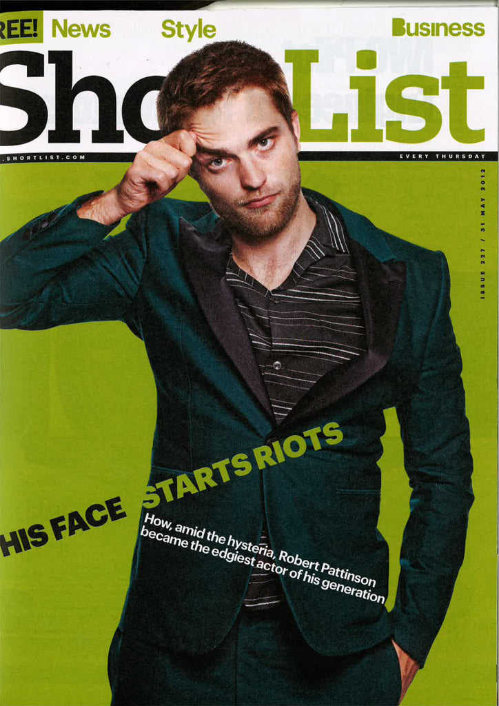 Shortlist Magazine May 2012 Robert Pattinson UK Cover Interview