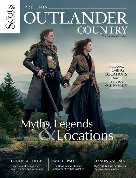Scots Magazine Outlander Country - Sam Heughan & Caitriona Balfe