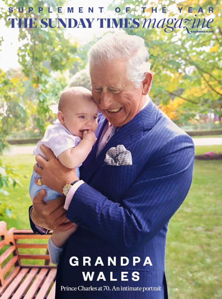 Sunday Times Magazine November 2018: PRINCE CHARLES 70th BIRTHDAY PRINCE LOUIS