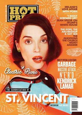 HOT PRESS Magazine 42-13: ST VINCENT Annie Clark COVER STORY INTERVIEW