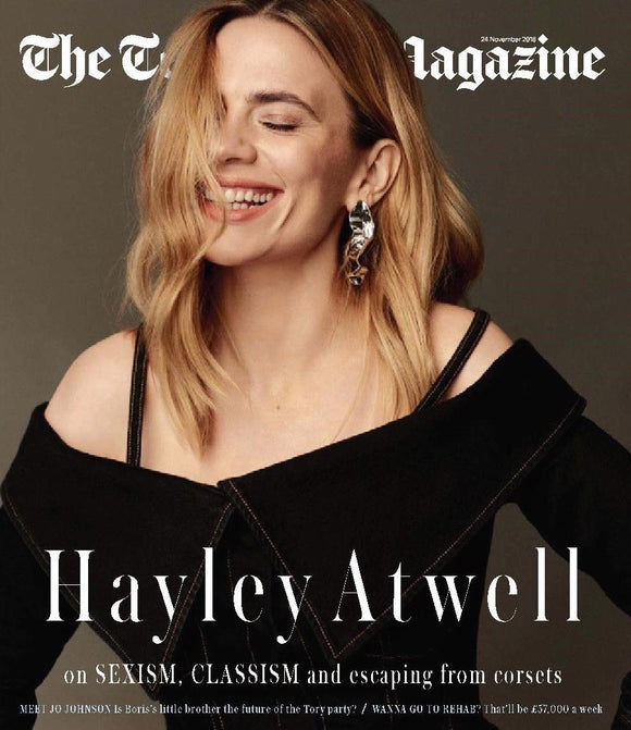 UK Telegraph Magazine November 2018: HAYLEY ATWELL COVER & FEATURE
