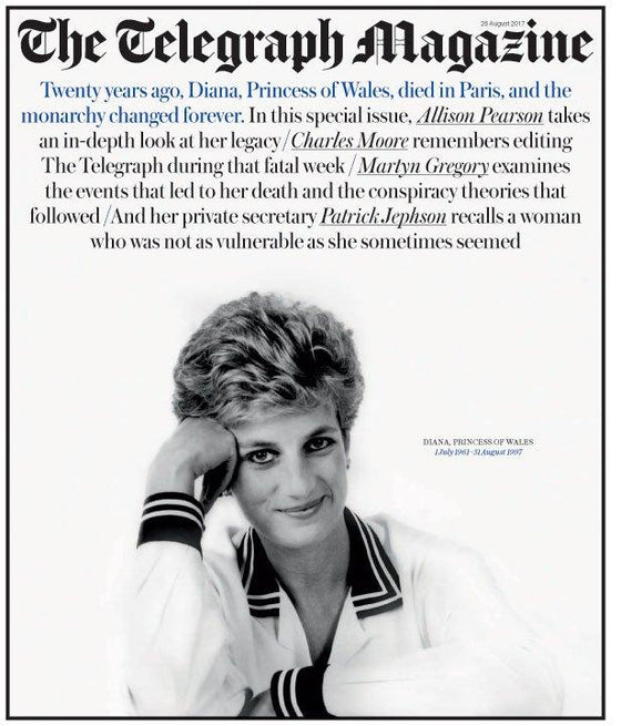 UK Telegraph magazine 26 August 2017 - Princess Diana Special 20 Years Edition