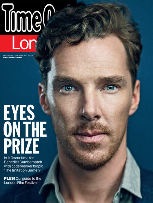 BENEDICT CUMBERBATCH PHOTO COVER INTERVIEW TIME OUT MAGAZINE SEPTEMBER 2014