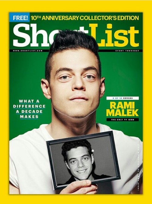 UK Shortlist Magazine 28 September 2017 10th Anniversary Issue - Rami Malek