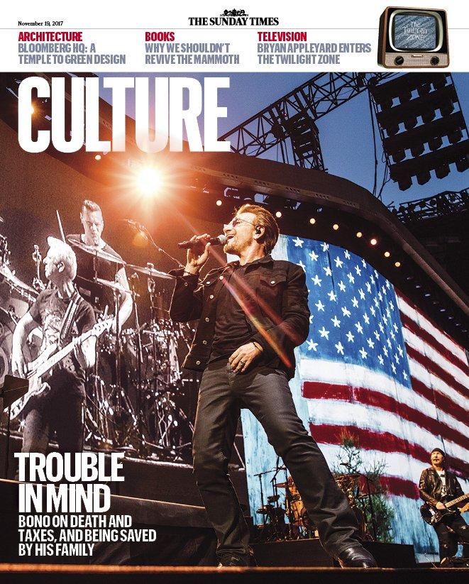 UK Culture Magazine NOVEMBER 2017: U2 / BONO COVER INTERVIEW