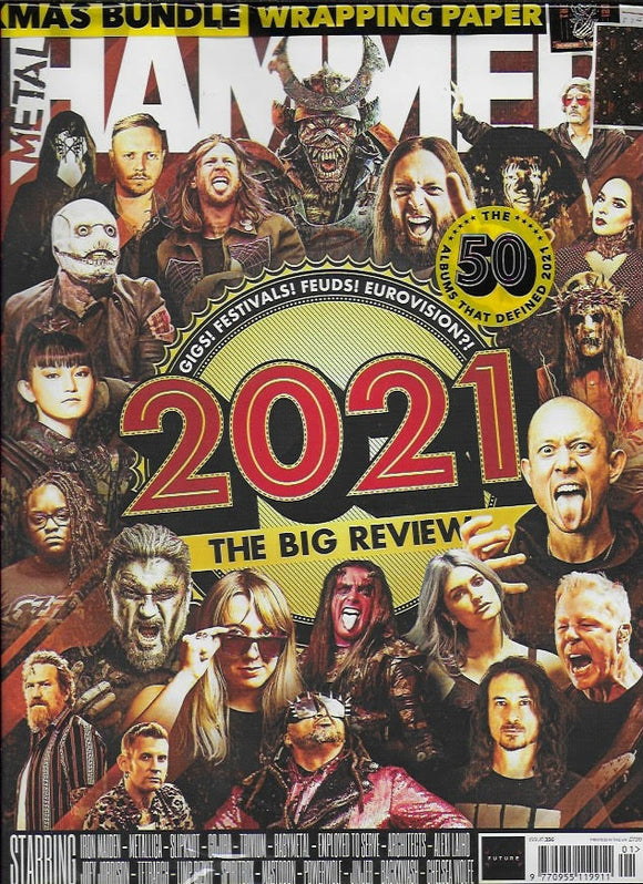 METAL HAMMER Magazine #356 BABYMETAL Iron Maiden Alexi Laiho Joey Jordison
