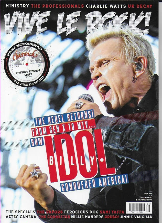 VIVE LE ROCK Mag – No.86 BILLY IDOL COVER FEATURE