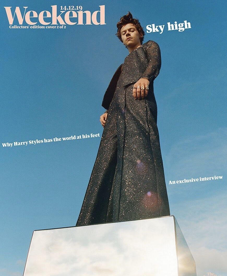 GUARDIAN WEEKEND December 14th 2019 Harry Styles cover #2 One Direction