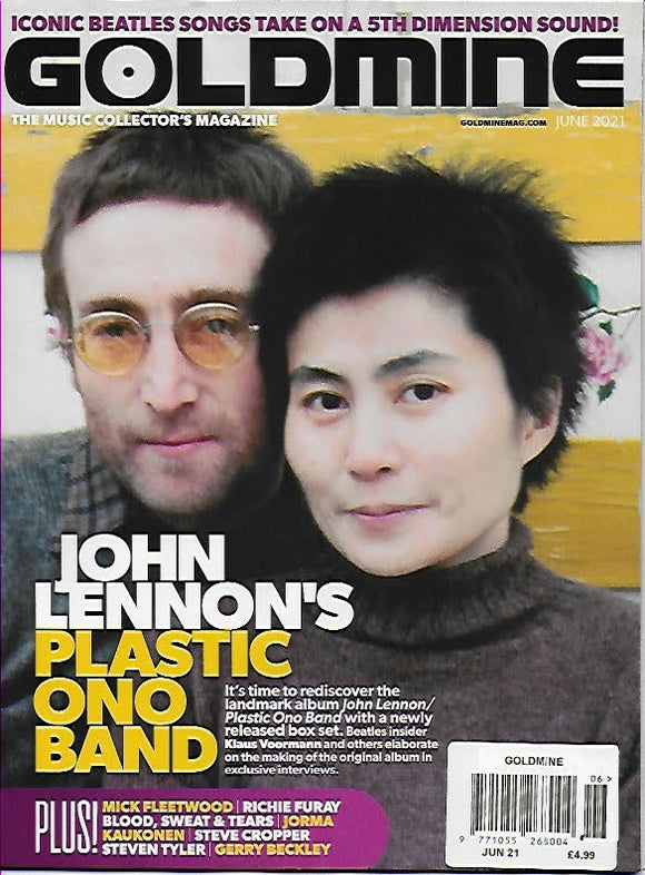 GOLDMINE MAGAZINE-June 2021 John Lennon & Yoko Ono