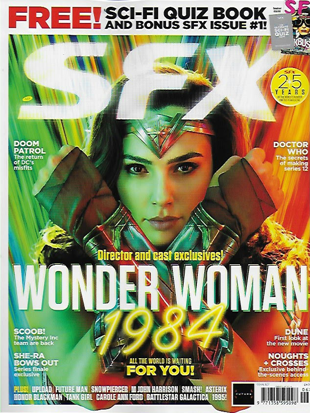 UK SFX Magazine June 2020: GAL GADOT Wonder Woman 1984 COVER EXCLUSIVE