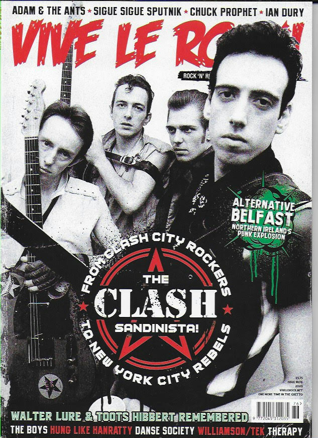 VIVE LE ROCK magazine Issue 76 THE CLASH & SANDINISTA JOE STRUMMER Ian Drury