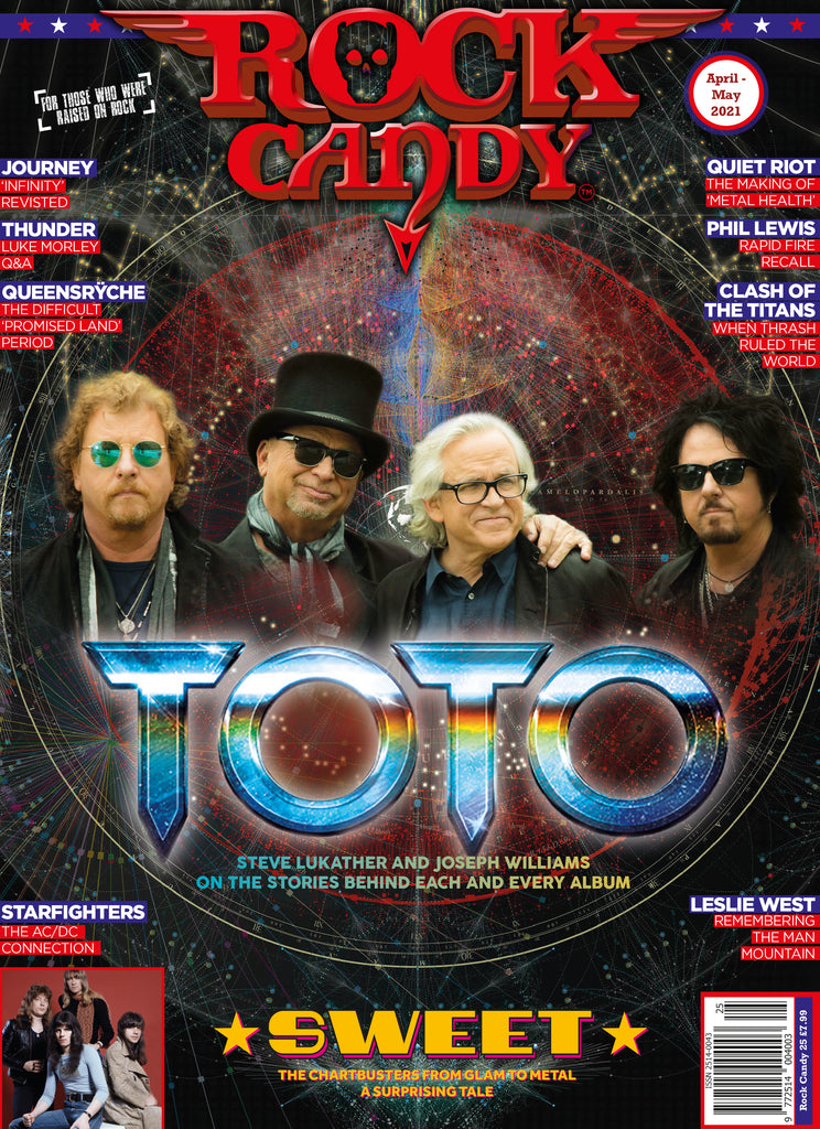 Rock Candy Magazine Issue 25: TOTO COVER FEATURE Sweet LESLIE WEST Starfighters