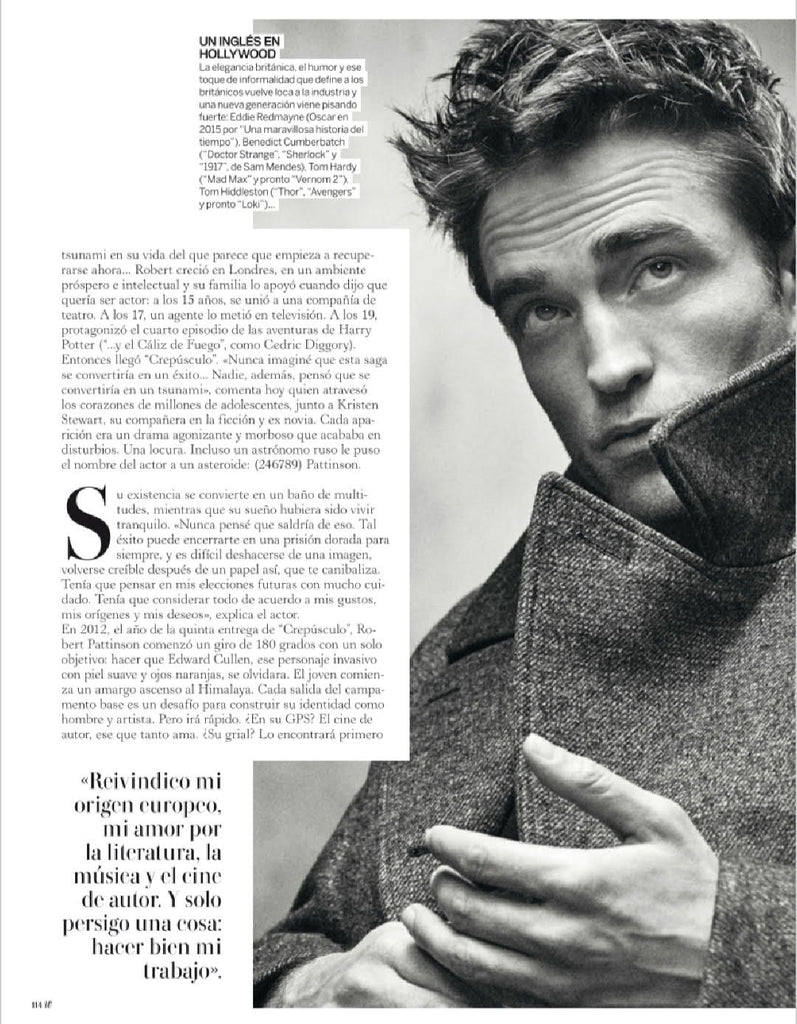 Madame Figaro Spain May 2020: Robert Pattinson