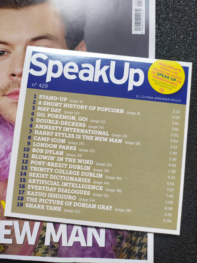 HARRY STYLES COVER SPEAK UP SPAIN Magazine + CD May 2021
