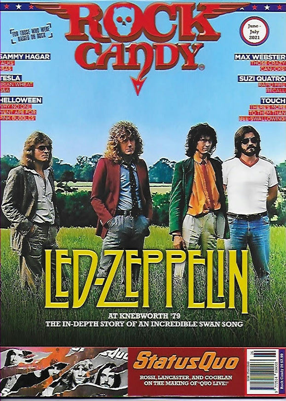 ROCK CANDY-Issue 26 July 2021 Led Zeppelin Suzi Quatro Status Quo