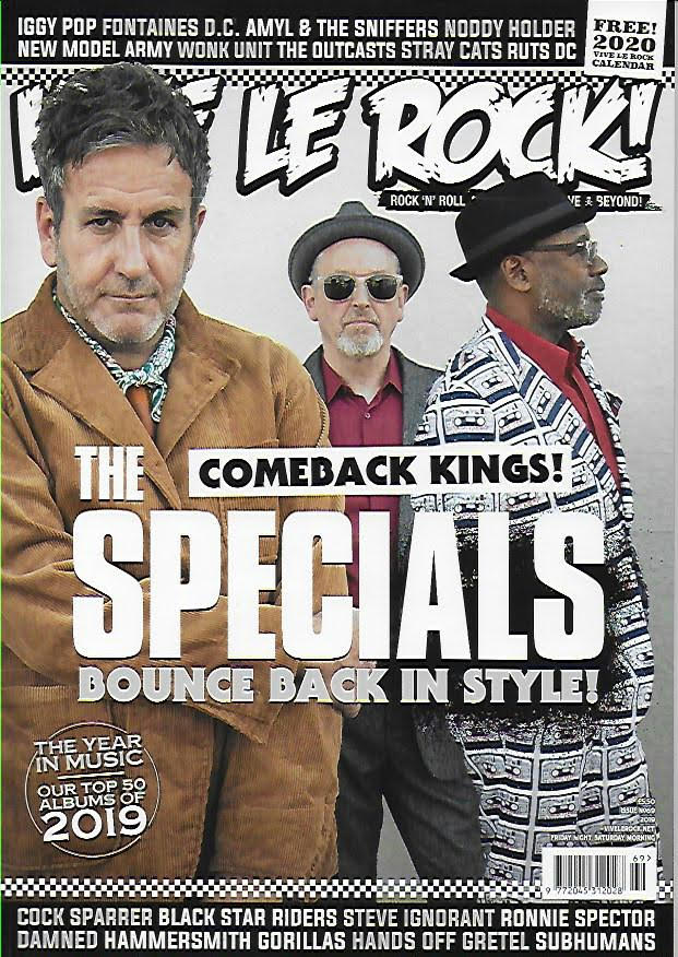 Vive Le Rock magazine #69 2019 The Specials, Iggy Pop, Cock Sparrer, Stray Cats