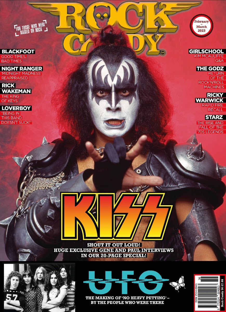 ROCK CANDY magazine February – March 2023 KISS Gene Simmons Paul Stanley