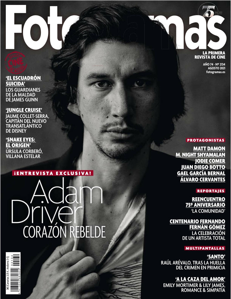 ADAM DRIVER FOTOGRAMAS SPAIN MAGAZINE August 2021 - YourCelebrityMagazines