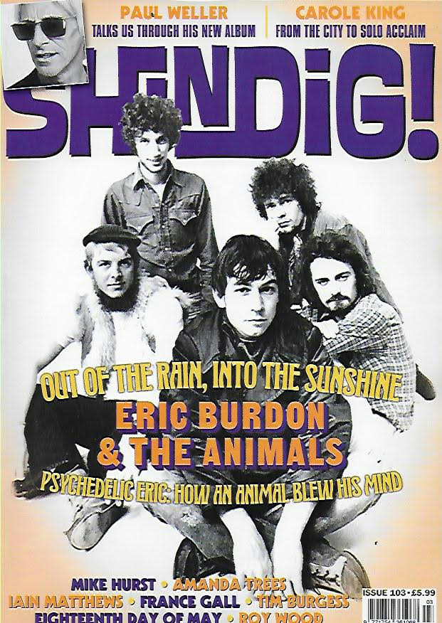 SHINDIG MAGAZINE - Issue 103 Eric Burdon & The Animals - Paul Weller