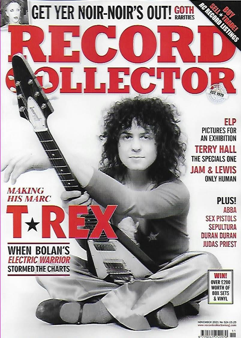 Record Collector – No.524 / November 2021 Marc Bolan T-Rex Abba Duran Duran