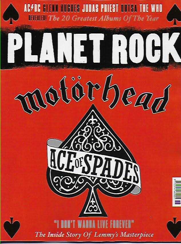 Planet Rock Magazine #18: MOTORHEAD - Special Edition - Lemmy (Ace of Spades)