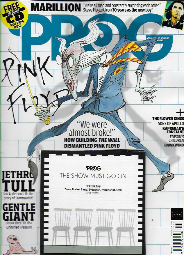 UK Prog Magazine #105 Jan 2020 PINK FLOYD (The Wall) Marillion + 10-track CD