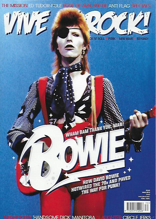 VIVE LE ROCK MAGAZINE -ISSUE 70 - David Bowie Cover