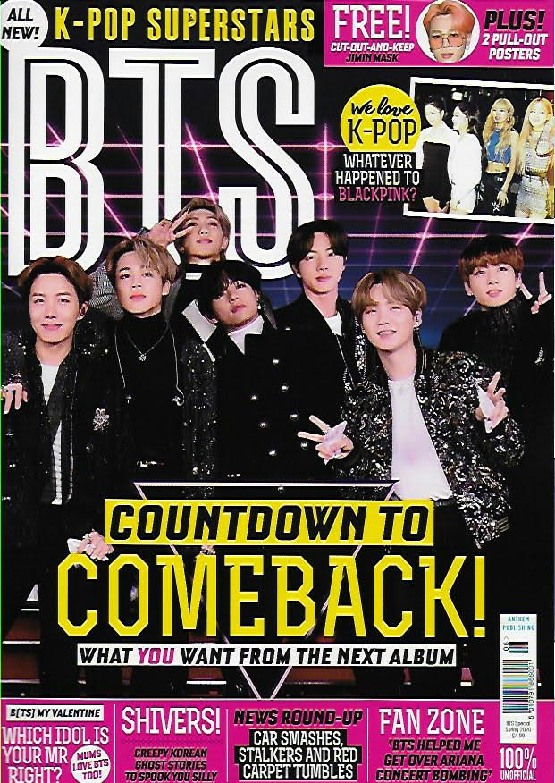 K-Pop Superstars BTS 84 page glossy UK magazine - Volume 6