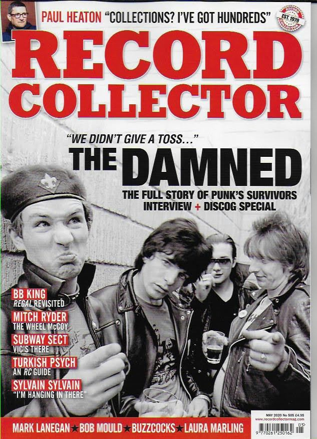 RECORD COLLECTOR magazine May 2020 #505 - THE DAMNED Laura Marling