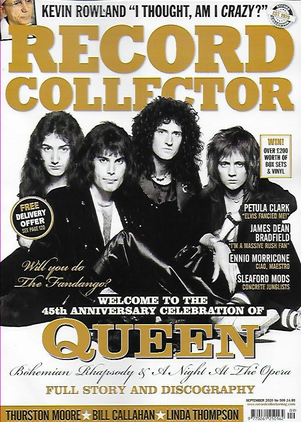 RECORD COLLECTOR- No.509 September 2020: QUEEN FREDDIE MERCURY