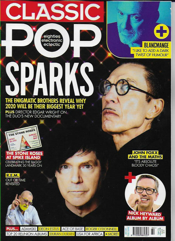 Classic Pop #64: July/August 2020 Sparks REM Duran Duran NICK HEYWARD