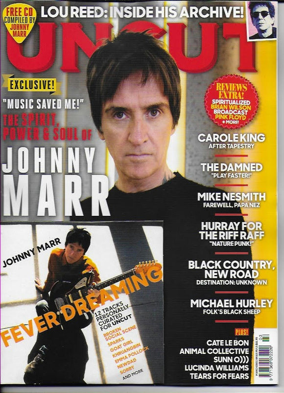UNCUT Magazine March 2022 Johnny Marr The Smiths Lou Reed Tears For Fears