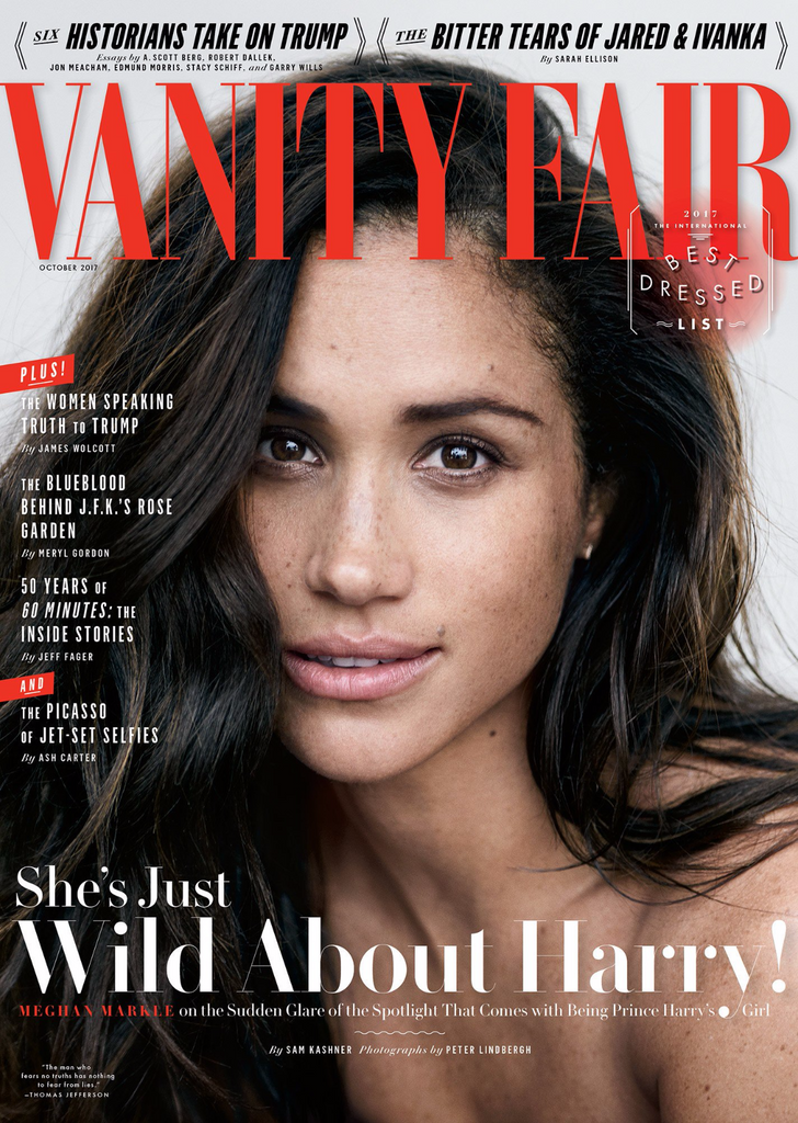 Vanity Fair Magazine with Meghan Markle on Prince Harry