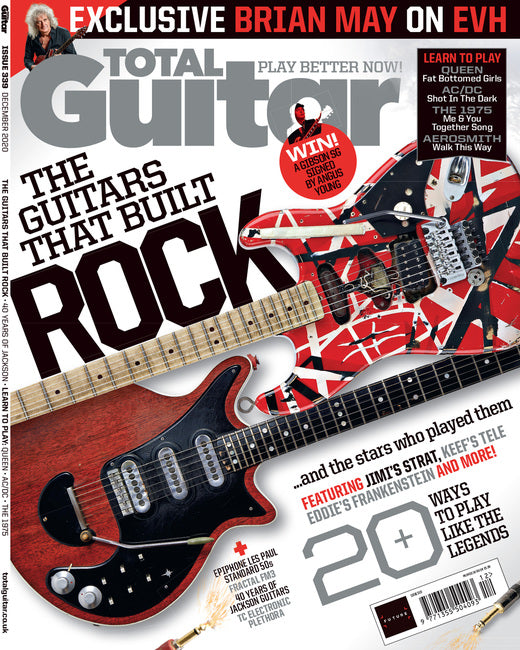 Total Guitar December 2020 Issue 339 Brian May Queen tribute to Eddie Van Halen