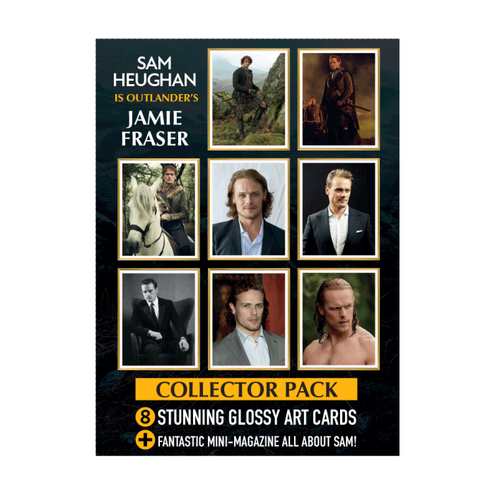 Sam Heughan Outlander Collector Pack YourCelebrityMagazines