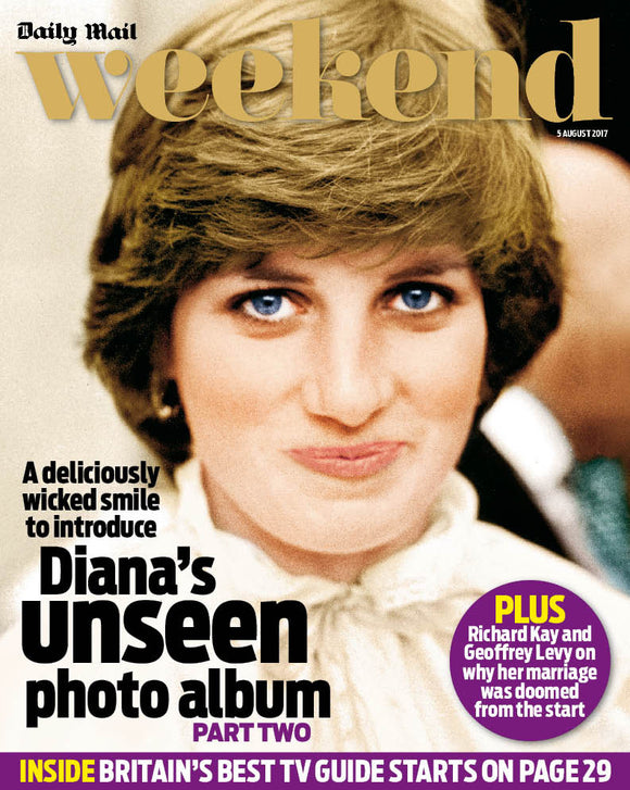 UK Weekend magazine 5 August 2017 Princess Diana - Her Unseen Photo Album Part 2